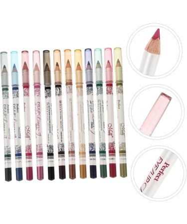 DOITOOL Eyeliner Pen 12 Eyeliner Pencil Flash Suit Glitter Outfit Eye Shadow Cosmetic Pencils Set Lip Liner Water Proof - Buy Online on GoSupps.com