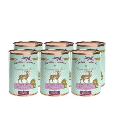 Terra Canis Wild potato apple & cranberry - grain -free wet food 6x400g i premium dog food in 100% food quality of all raw materials I rich healthy & gluten -free 400 g (6 Pack)