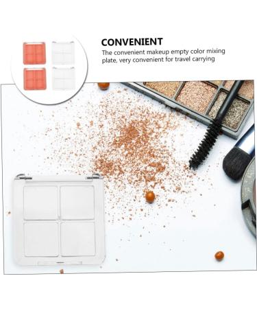 DOITOOL 12 Pcs 4 Eye Shadow Box Highlighters Eyeshadow Makeup Powder Storage Empty Makeup Case Replace Blush - Buy Online on GoSupps.com