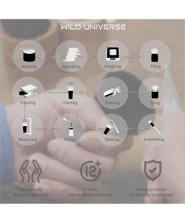 Wild Universe Ultimate Blending Brush for Foundation, Concealer & Contour - Premium White Makeup Brush for Liquid, Cream & Powder - Dense & Firm Bristles - Buy Online on GoSupps.com