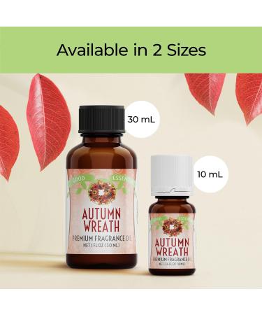 Good Essential Autumn Wreath Fragrance Oil 10ml - Perfect for Diffusers Lotions and Soaps | Aromatherapy & Candle Making | International Shipping - Buy Online on GoSupps.com