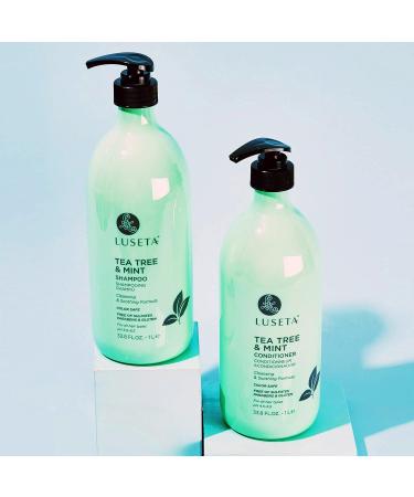 Luseta Tea Tree & Mint Conditioner 33.8 Oz - Refreshing Anti-Dandruff Scalp Care Infused with Peppermint Oil Paraben & Sulfate Free - Buy Online on GoSupps.com