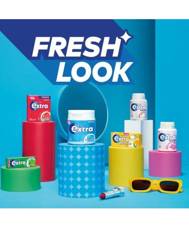 Wrigley's Extra Chewing Gum Mix Flavour Sugar Free Helps keep Teeth Clean And Mouth Fresh(10) - Buy Online on GoSupps.com