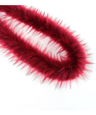 1.09 Yards Faux Raccoon Fur Trim Ribbon for DIY Costume Accessories - One Size - Buy Online on GoSupps.com