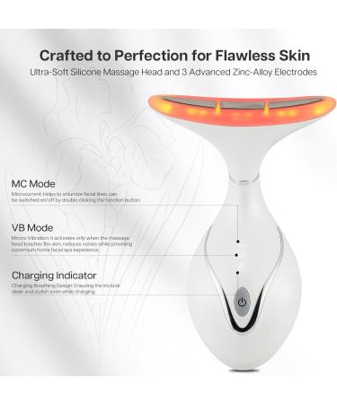 Iris Neck Face Massager - Pro Face Sculpting Tool for Radiance Contouring & Elasticity | All-in-1 Facial Device with Charging Base | Home Spa - International Shipping - Buy Online on GoSupps.com
