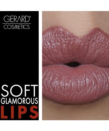 Gerard Cosmetics Lipstick 1995 - Neutral Pink Mauve | Comfort Matte Highly Pigmented & Hydrating | Cruelty Free Made in USA 0.14 Ounce - Buy Online on GoSupps.com