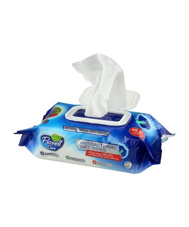 FLOVELL CARE Ultraclean Antibacterial Hand Wipes - 72 Sheet Pack - Buy Online on GoSupps.com