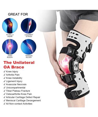 RISURRY OA Unloader Knee Brace for Arthritis Pain Relief - Universal-Left Leg - Buy Online on GoSupps.com