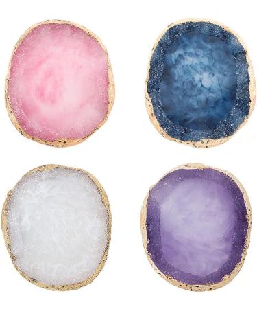 FUNOMOCYA Unique Resin Manicure Palette Agate Edge Nails Plate Art Tools White Kit 95*83cm white - Buy Online on GoSupps.com