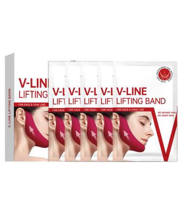 V Lifting Face Tape - Face Mask for Women - Lifting Collagen Face Mask Beauty - V Line Face Lifting Chin Mask - Face Lift Tape for Skin Firming & Tightening & Moisturizing