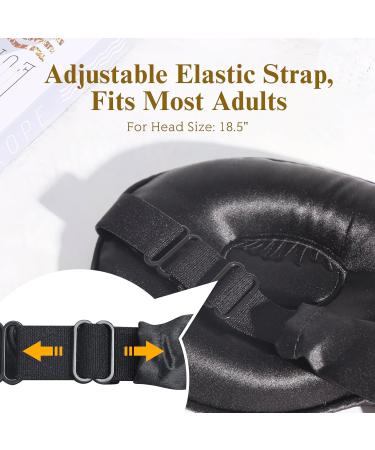 BeeVines 3D Sleep Mask - 22 Momme Mulberry Silk Eye Covers (2 Pack) | Weighted Blackout Blindfolds for Men & Women - Perfect for Lash Extensions - Buy Online on GoSupps.com