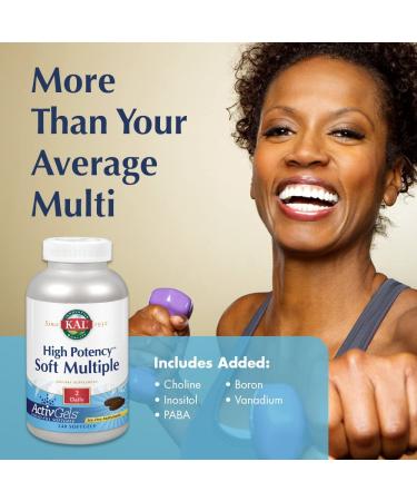 High Potency Soft Multiple 240 Softgel with Beta Carotene by Kal - Buy Online on GoSupps.com