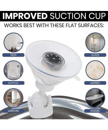 Mirrorvana Fogless Shower Mirror for Shaving | Anti-Fog, Shatterproof, 360 Swivel | 6.3x6.3 (Chrome) - Buy Online on GoSupps.com