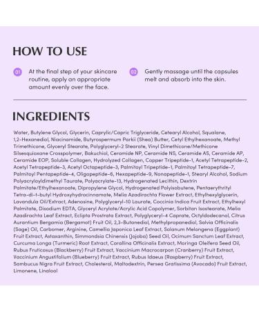 Bakuchiol Plumping Capsule Cream Retinol Alternative Moisturizer for Firming and Pore Care with 99% Pure Bakuchiol 5 Types of Collagen & Ceramide Complex 1.69 fl.oz / 50ml - Buy Online on GoSupps.com