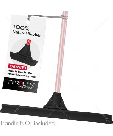 Tyroler Squeegee Head Only | 100% Natural Rubber | Flexible Joint for Better Sweeping | Multi-Surface Design | Fits All Standard Handles | Extra Durable | Dries Floors Quickly without Water Spots - Buy Online on GoSupps.com