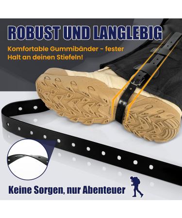 Buy Hikenture Waterproof Gaiters for Men & Women - Perfect for Hiking Outdoor and Snow Protection - Buy Online on GoSupps.com