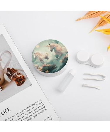 Unicorn Contact Lens Case - Portable Travel Storage Box for Contacts - Buy Online on GoSupps.com