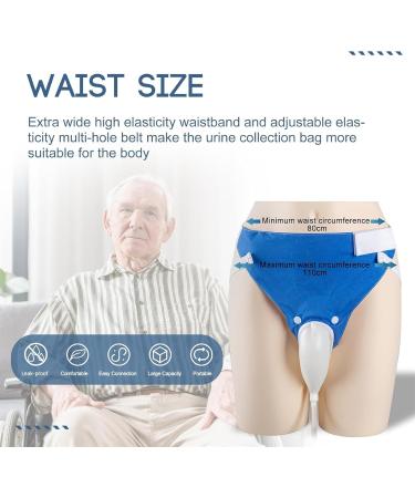 Portable Male Urine Collector Bag | Wearable Urinal for Men | Silicone Urinary Drainage Bag for Bedridden Patients - Buy Online on GoSupps.com