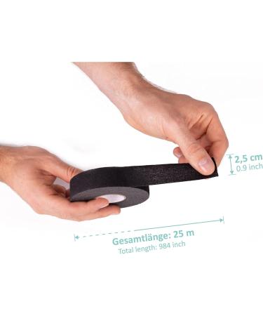 Premium Non-Slip Hockey Tape - Self-Adhesive Grip Bands for Sports | Pullup & Dip Handle | 25m Multi-Sport Use - Buy Online on GoSupps.com