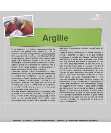 Blue Farm Srl BLUE FARM White clay powder 500 g super ventilated micronized and dehydrated 100 pure natural original and untreated product 500 gr - Buy Online on GoSupps.com