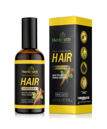 Herbishh Hair growth Vitalizer Serum anti-hair failure thinning out repairs hair follicles promotes thicker stronger hair and promotes hair growth for men and women