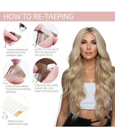 Silk-co Tape-In Real Hair Extensions Black 40 Pieces Real Hair Tape Extensions Remy Tape Glue Extensions Skin Weft 100 g No. 01 Jet Black 60 cm - Buy Online on GoSupps.com