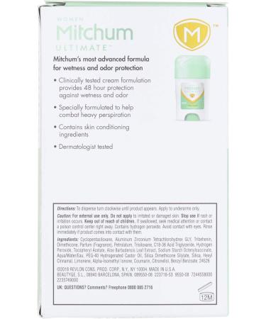 Mitchum Ultimate Women 48HR Protection Soft Solid Cream Stick Deodorant & Anti-Perspirant Pure Fresh 45g - Pack of 1 - Buy Online on GoSupps.com
