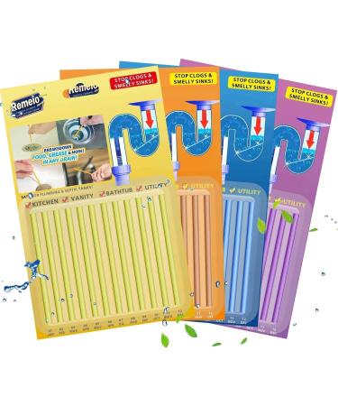 Drain Cleaner Sticks Eliminate Kitchen Bathroom Sink Septic Tank Odor and Prevent Clogging