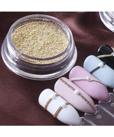 0.4mm 3D Micro Steel Pearl Nail Art Decorations | Mixed Color Caviar Charms & Studs for DIY Manicure | International Shipping Available - Buy Online on GoSupps.com