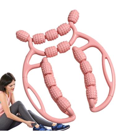 Shenrongtong Leg Rolls for Muscles - Portable Hand-Roller Clamps with 23 Wheels | Ergonomic Massage Tools for Ultimate Muscle Relaxation - Perfect for Men & Women - Buy Online on GoSupps.com