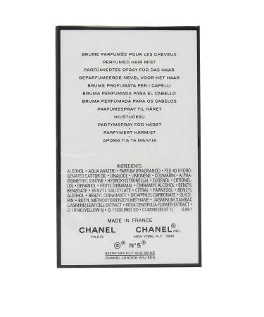 Chanel No 5 Hair Mist 1.2 oz - Luxurious Fragrance Mist for Hair - Buy Online on GoSupps.com
