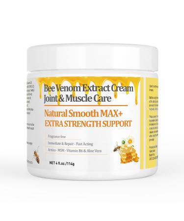 Bee Venom Cream High Strength Recovery Muscle Joint Cream Natural Organic Soothe Back Neck Hands Feet Shoulder Leg Knee Ankle Pain