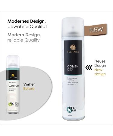 Solitaire Combi-Dry 400 ml - PFC-Free Impregnation & Care for Leather & Textiles | Optimal Protection - International Shipping - Buy Online on GoSupps.com