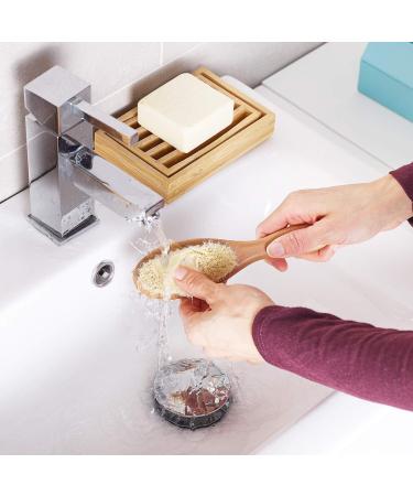 Yellodoor All-Natural Baby Hair Brush Set - 2 Wooden Brushes in Gift Box | Soft Goat Hair Bristles | Ideal Cradle Cap Brush - Buy Online on GoSupps.com