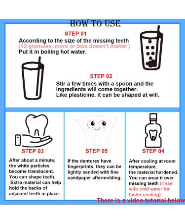 Temporary Tooth Repair Kit | DIY Fake Teeth Replacement Dentures - 30ml Bottle - Buy Online on GoSupps.com