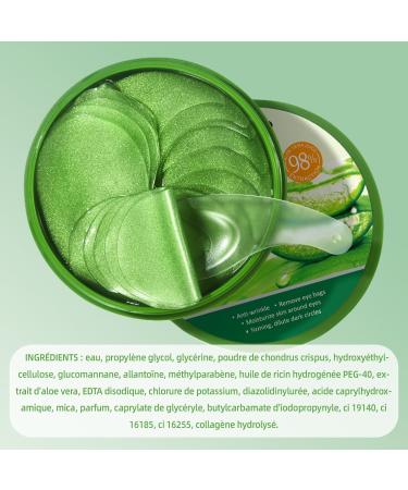 Patch Yeux Anti Cernes Masque Yeux Collagene et Acide Hyaluronique Patch Yeux Aloe Vera pour R duire Les Cernes Contre Rides et Ridules R duire Les Poches 60 Pcs - Buy Online on GoSupps.com
