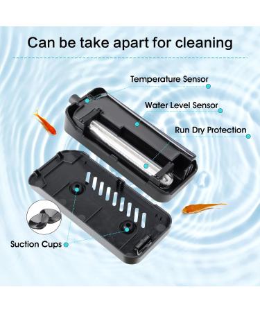 Hygger Mini Aquarium Heater 15W - Thermostat for 3.8-9.5L Salt & Freshwater Tanks - Buy Online on GoSupps.com