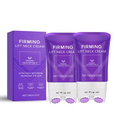YOENBG Firming cream for the neck firms and lifts sagging skin with double roller massage antiaging moisture and lifting cream for neck and d collet repairs the skin 2