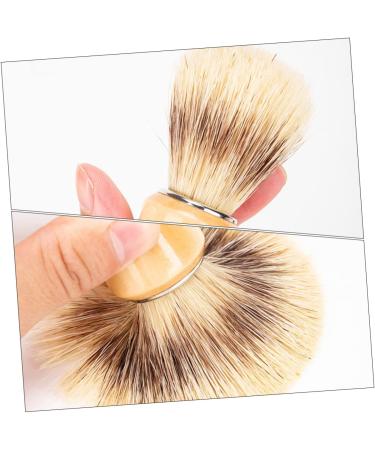 PopetPop 2-Pack Handmade Razor Brush with Stand - Premium Wooden Shaving & Hair Care Tools from Brazil - Buy Online on GoSupps.com