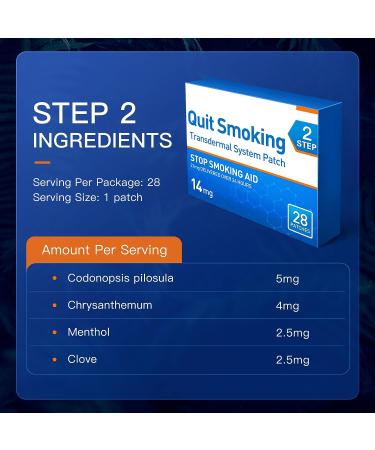 Tuwyfe Stop Smoking Aid System Patches Step 2 - Easy & Effective Quit Smoking Patch for Developing Daily Healthy Habits - Buy Online on GoSupps.com