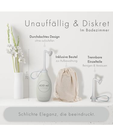 Bidetlity Po-shower 2.0 | Sustainable Portable Intimate Shower - Replaces Wet Wipes Saves Toilet Paper Travel Bag Included BPA Free - Buy Online on GoSupps.com