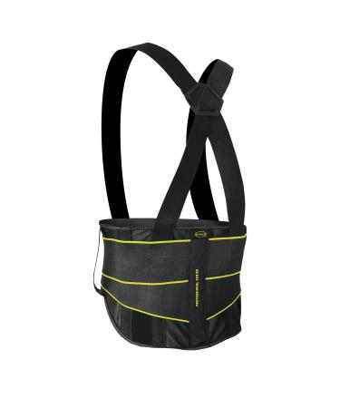 Dr. Scholl's Heavy-Duty Back Support Brace Customized Back Brace Designed for Professionals Across Industries Targeted Support Back Pain Relief (L/XL)