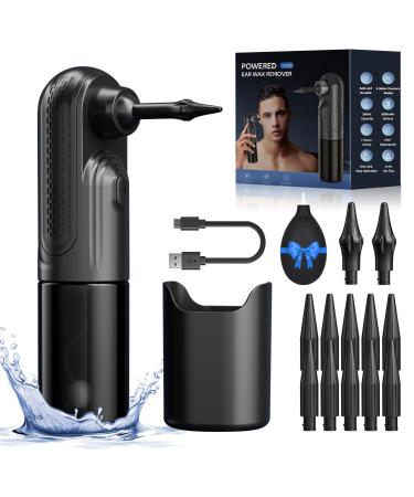 Ear Wax Removal Tool Water Powered Wush Ear Cleaner Electric Ear Cleaning Kit with 10 Ear Tips Waterproof Type-C Rechargeable Safe & Effective