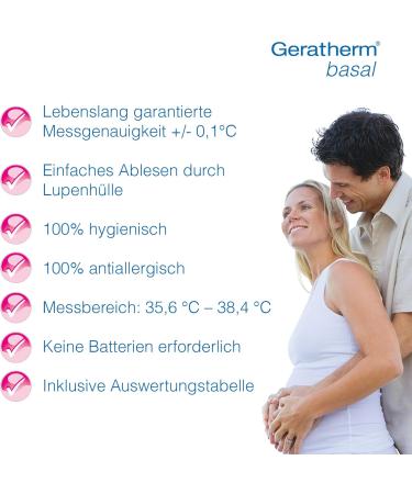 Buy GERATHERM Basal Analog Cycle Thermometer - Accurate & Reliable | Fast International Shipping - Buy Online on GoSupps.com