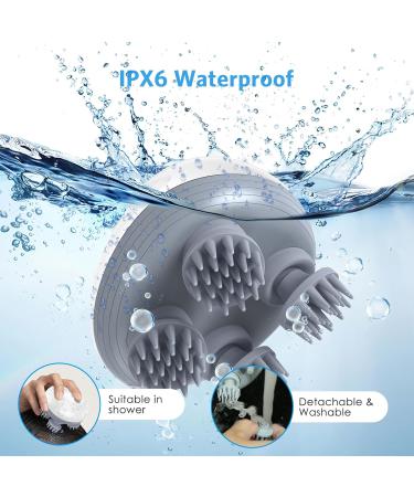 Brifit Electric Head Massage Device for Cats & Dogs | 4 Kneading Heads | IPX6 Waterproof | Portable Pet Massage for Tension Relief - Buy Online on GoSupps.com