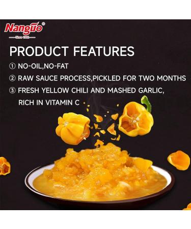 Nanguo Spicy Yellow Pepper Chilli Sauce Extra Hot 100g (Pack of 3) - Buy Online on GoSupps.com