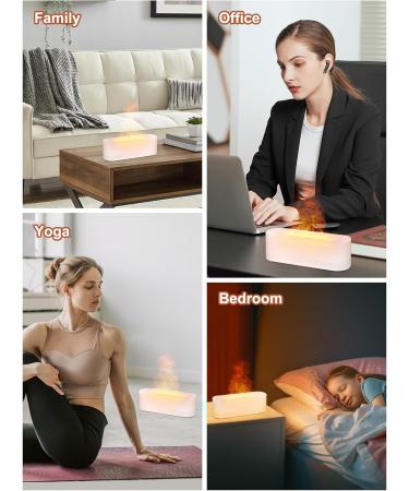 150ml Essential Oil Diffuser - 7 Color Changing Aromatherapy for Home & Office | Quiet 3-in-1 Diffuser (White Cracks - Buy Online on GoSupps.com