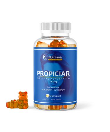 PROPICIAR Hair Loss Supplements by Nutriissa   Hair Thinning & DHT Blocker for Men & Women   60 Vegan Gummies w/Iron  Biotin  Zinc & Vitamins -1027mg Hair growth Vitamins  Mega-dosed Powerful Complex