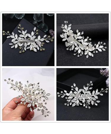 ISLHJDD Wedding Hair Clip Bridal Hair Comb Diamante Crystal Pearl Hair Comb Wedding Hair Accessory Decorative Wedding Hair Comb Hair Accessories for Brides Girls - Buy Online on GoSupps.com
