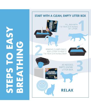 ARM & HAMMER Cat Litter Clump & Seal Cloud Control Multi-Cat Odour Control Dust Free Clumping Clay Litter 6.35kg (Pack of 1) Cloud Control 6.4kg - Buy Online on GoSupps.com